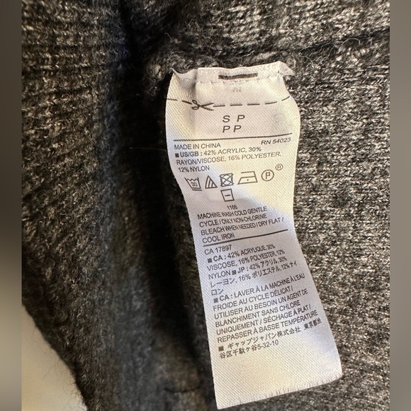 Banana Republic Charcoal Turtleneck Cowl Sweater - Picture 4 of 7